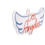 WALLXPERT Dekorativna plastična LED rasveta Los Angeles Red Blue - slika 3