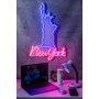 WALLXPERT Dekorativna plastična LED rasveta New York Pink - slika 1
