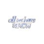 WALLXPERT Dekorativna plastična LED rasveta All We Have is Now Blue - slika 2