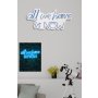 WALLXPERT Dekorativna plastična LED rasveta All We Have is Now Blue - slika 3
