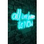 WALLXPERT Dekorativna plastična LED rasveta All We Have is Now Blue - slika 1