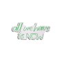 WALLXPERT Dekorativna plastična LED rasveta All We Have is Now Green - slika 2