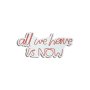 WALLXPERT Dekorativna plastična LED rasveta All We Have is Now Red - slika 2
