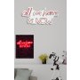 WALLXPERT Dekorativna plastična LED rasveta All We Have is Now Red - slika 3