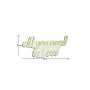 WALLXPERT Dekorativna plastična LED rasveta All You Need is Love Yellow - slika 4