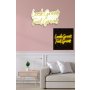 WALLXPERT Dekorativna plastična LED rasveta Look Great Feel Great Yellow - slika 3