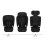 KINDERKRAFT KINDERKRAFT AUTOSEDISTE FIX2GO I-SIZE 76-150CM BLACK - slika 3