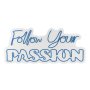 WALLXPERT Dekorativna plastična LED rasveta Follow Your Passion Blue - slika 2