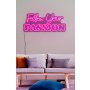 WALLXPERT Dekorativna plastična LED rasveta Follow Your Passion Pink - slika 1