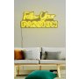WALLXPERT Dekorativna plastična LED rasveta Follow Your Passion Yellow - slika 1