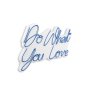 WALLXPERT Dekorativna plastična LED rasveta Do What You Love Blue - slika 3