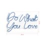 WALLXPERT Dekorativna plastična LED rasveta Do What You Love Blue - slika 4