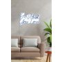 WALLXPERT Dekorativna plastična LED rasveta Do What You Love Blue - slika 1