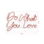 WALLXPERT Dekorativna plastična LED rasveta Do What You Love Red - slika 4