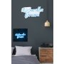 WALLXPERT Dekorativna plastična LED rasveta It was all a Dream Blue - slika 1