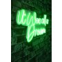 WALLXPERT Dekorativna plastična LED rasveta It was all a Dream Green - slika 1