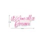 WALLXPERT Dekorativna plastična LED rasveta It was all a Dream Pink - slika 4