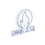 WALLXPERT Dekorativna plastična LED rasveta Paris 2024 Blue - slika 5