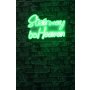 WALLXPERT Dekorativna plastična LED rasveta Stairway to Heaven Green - slika 1