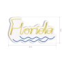 WALLXPERT Dekorativna plastična LED rasveta Florida Yellow - slika 5