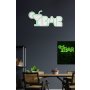 WALLXPERT Dekorativna plastična LED rasveta Bar Green - slika 2