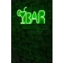 WALLXPERT Dekorativna plastična LED rasveta Bar Green - slika 1