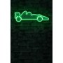 WALLXPERT Dekorativna plastična LED rasveta Formula 1 Race Car Green - slika 1