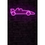 WALLXPERT Dekorativna plastična LED rasveta Formula 1 Race Car Pink - slika 1