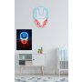 WALLXPERT Dekorativna plastična LED rasveta Iron Man Multicolor - slika 3