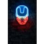 WALLXPERT Dekorativna plastična LED rasveta Iron Man Multicolor - slika 1