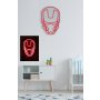WALLXPERT Dekorativna plastična LED rasveta Iron Man Red - slika 3
