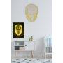 WALLXPERT Dekorativna plastična LED rasveta Iron Man Yellow - slika 3
