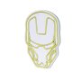 WALLXPERT Dekorativna plastična LED rasveta Iron Man Yellow - slika 4