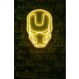 WALLXPERT Dekorativna plastična LED rasveta Iron Man Yellow - slika 1