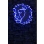 WALLXPERT Dekorativna plastična LED rasveta Lion Blue - slika 1