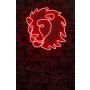 WALLXPERT Dekorativna plastična LED rasveta Lion Red - slika 1