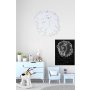 WALLXPERT Dekorativna plastična LED rasveta Lion White - slika 3