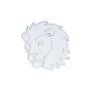 WALLXPERT Dekorativna plastična LED rasveta Lion White - slika 4