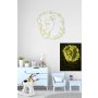 WALLXPERT Dekorativna plastična LED rasveta Lion Yellow - slika 3