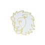 WALLXPERT Dekorativna plastična LED rasveta Lion Yellow - slika 4