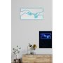 WALLXPERT Dekorativna plastična LED rasveta Creation of Adam Blue - slika 3