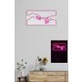 WALLXPERT Dekorativna plastična LED rasveta Creation of Adam Pink - slika 3