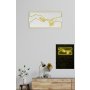 WALLXPERT Dekorativna plastična LED rasveta Creation of Adam Yellow - slika 3