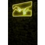 WALLXPERT Dekorativna plastična LED rasveta Creation of Adam Yellow - slika 1