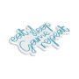 WALLXPERT Dekorativna plastična LED rasveta eat sleep game repeat Blue - slika 2