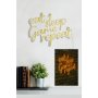 WALLXPERT Dekorativna plastična LED rasveta eat sleep game repeat Yellow - slika 2
