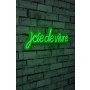 WALLXPERT Dekorativna plastična LED rasveta Joie de Vivre Green - slika 1