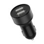 DEVIA Auto punjač Fast Smart, Dual USB, Micro, Crni - slika 1