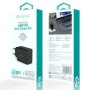 DEVIA Brzi punjač Rocket Series PD Quick Charger, 45W, Crni - slika 1