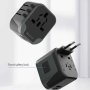 DEVIA Adapter Global EU/UK/US/AU, Crni - slika 1